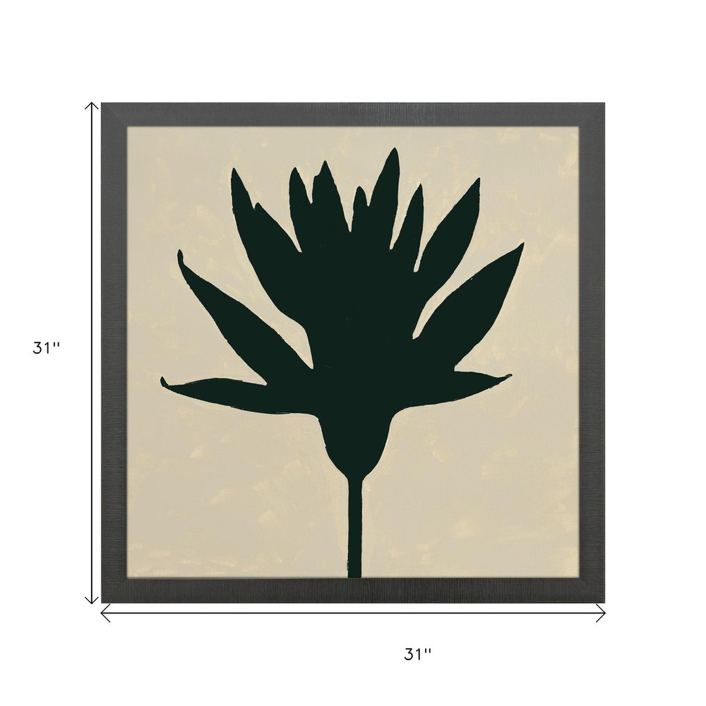 Floral Silhouettes II Black Framed Wall Art HomeRoots