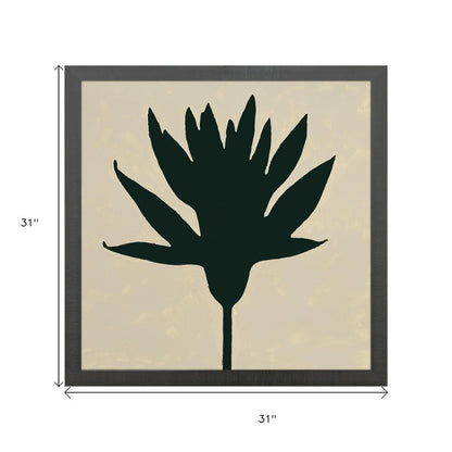 Floral Silhouettes II Black Framed Wall Art HomeRoots