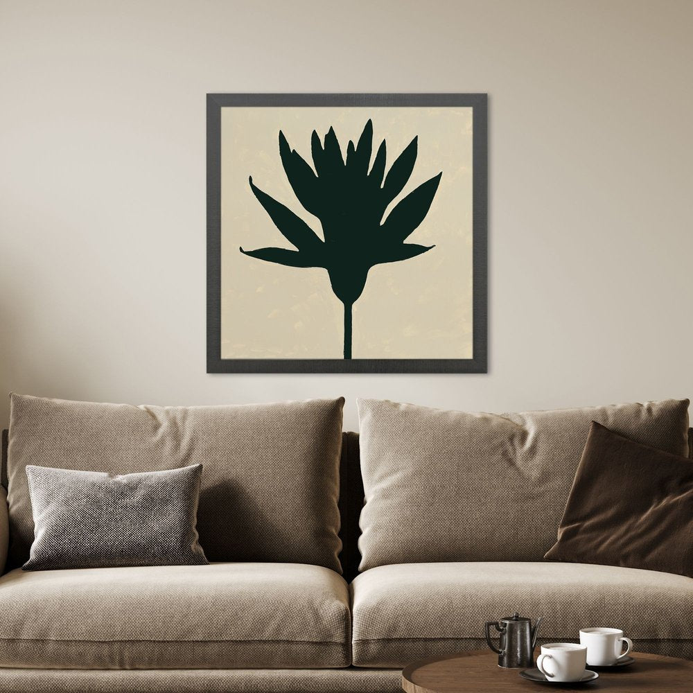 Floral Silhouettes II Black Framed Wall Art HomeRoots