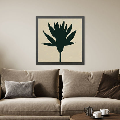 Floral Silhouettes II Black Framed Wall Art HomeRoots