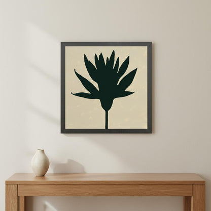 Floral Silhouettes II Black Framed Wall Art HomeRoots