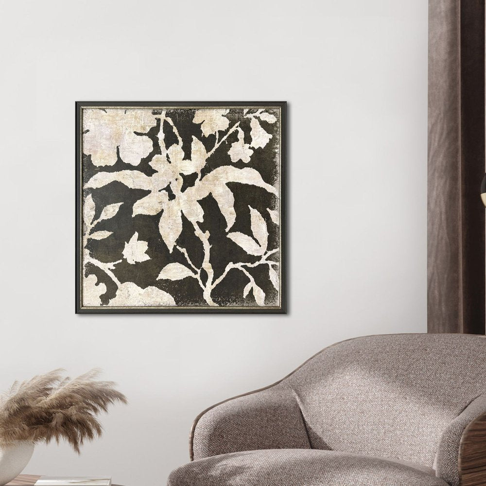 Vintage Textile 1 Black Framed Wall Art HomeRoots