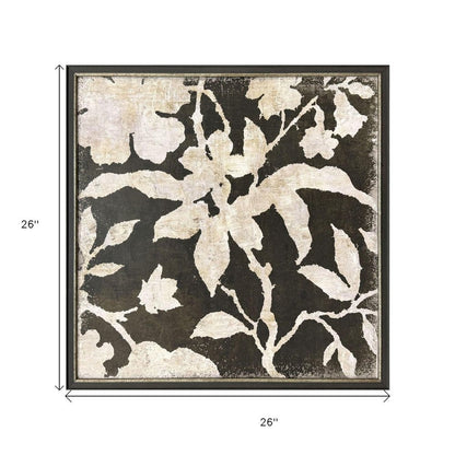 Vintage Textile 1 Black Framed Wall Art HomeRoots