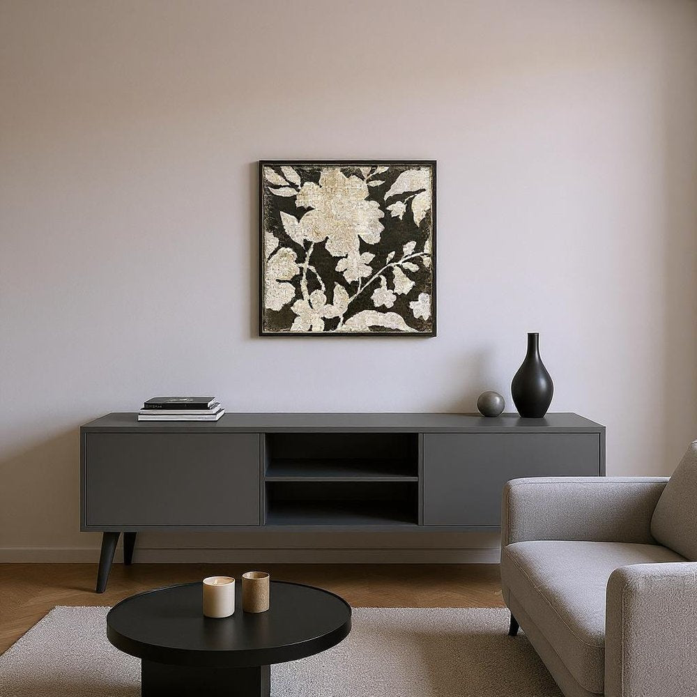 Vintage Textile 2 Black Framed Wall Art HomeRoots