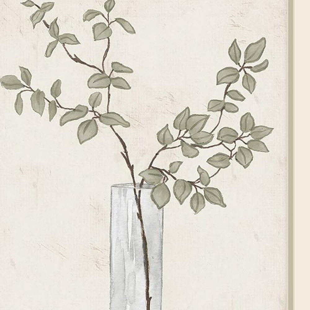 Set Of Two Serenity Leaves Brown Framed Wall Art HomeRoots