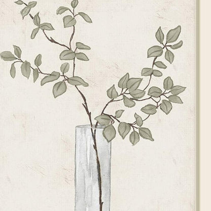 Set Of Two Serenity Leaves Brown Framed Wall Art HomeRoots