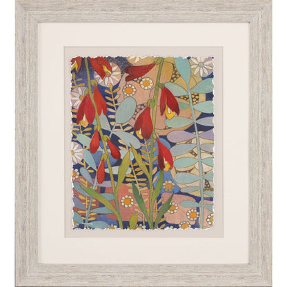 Summer's End I Distressed White Framed Wall Art HomeRoots