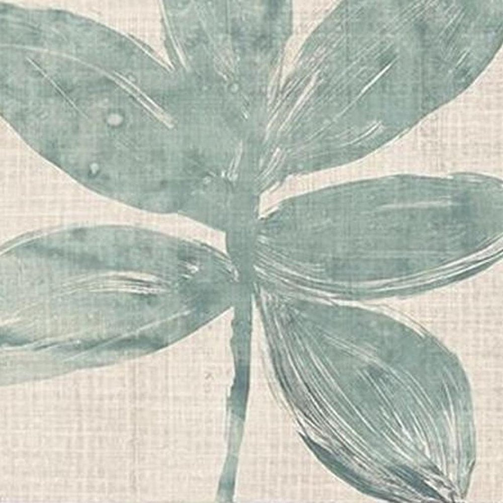 Set Of Two Burlap Ocean Palm II Distressed White Framed Wall Art HomeRoots