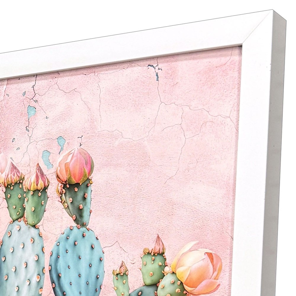 Set Of Two Blush Botanicals I Distressed White Framed Wall Art HomeRoots