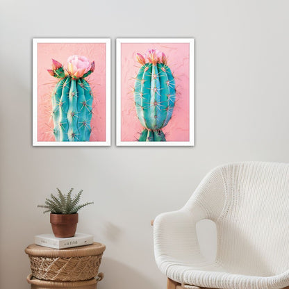 Set Of Two Blush Botanicals II White Framed Wall Art HomeRoots