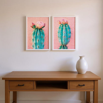 Set Of Two Blush Botanicals II White Framed Wall Art HomeRoots