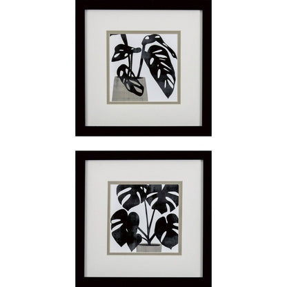 Set Of Two Plantling A Black Framed Wall Art HomeRoots