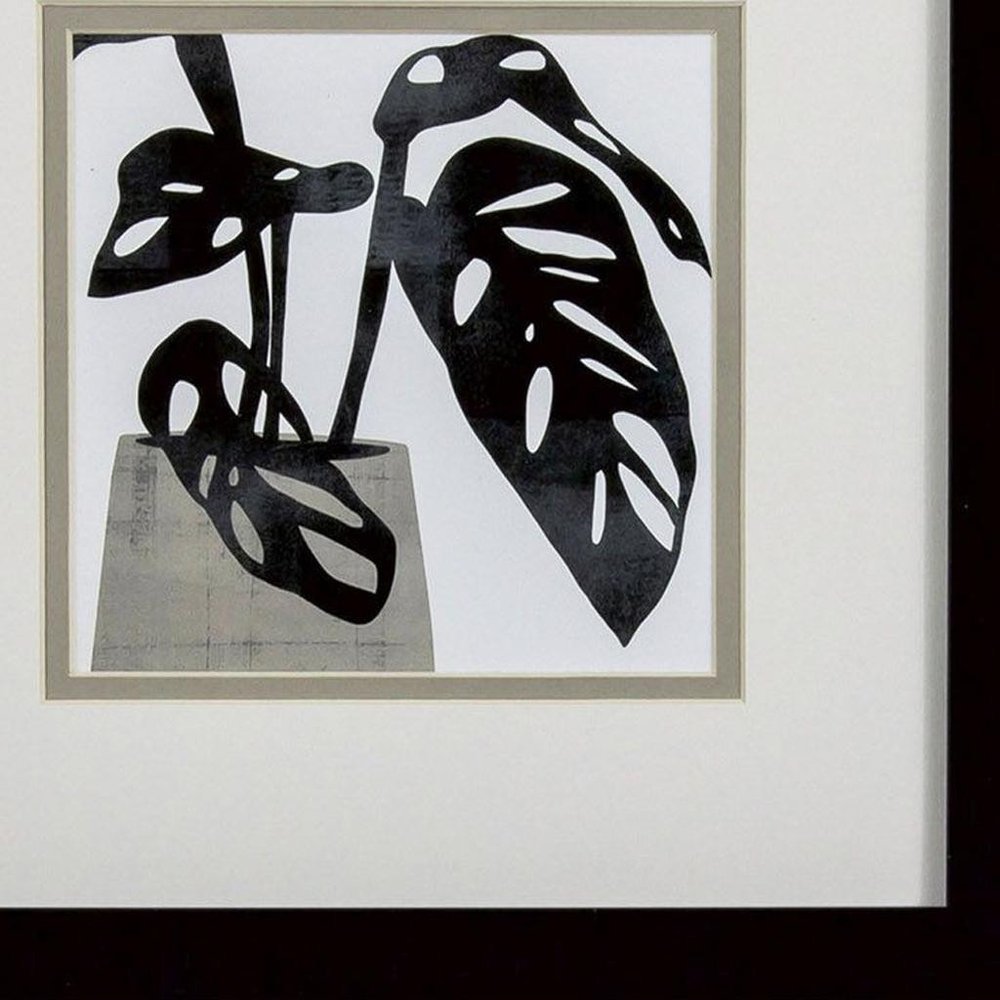 Set Of Two Plantling A Black Framed Wall Art HomeRoots