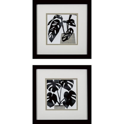 Set Of Two Plantling A Black Framed Wall Art HomeRoots