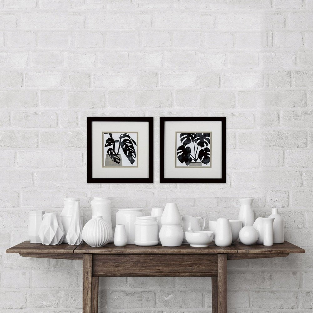 Set Of Two Plantling A Black Framed Wall Art HomeRoots