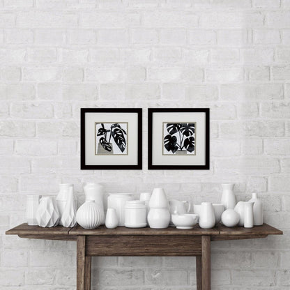 Set Of Two Plantling A Black Framed Wall Art HomeRoots