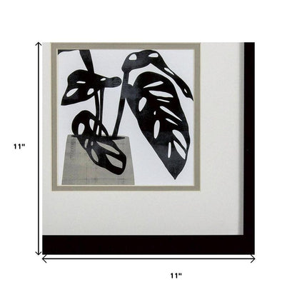 Set Of Two Plantling A Black Framed Wall Art HomeRoots