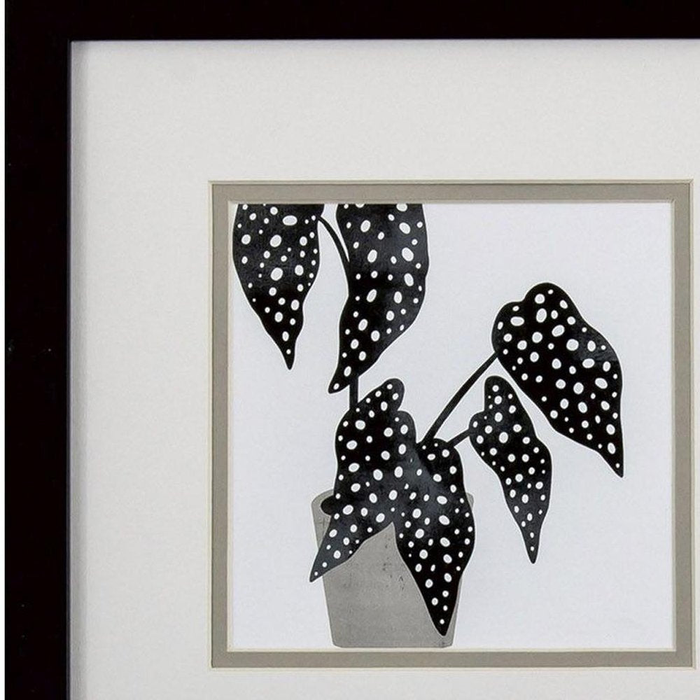 Set Of Two Plantling B Black Framed Wall Art HomeRoots