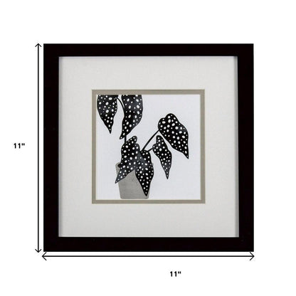 Set Of Two Plantling B Black Framed Wall Art HomeRoots