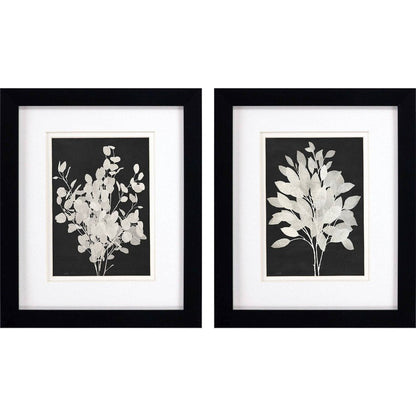 Set Of Two Misty Branches Black Framed Wall Art HomeRoots