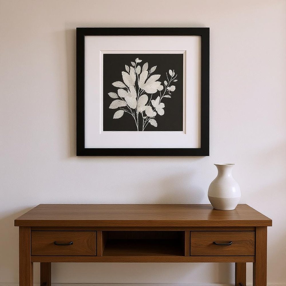 Set Of Two Misty Branches Black Framed Wall Art HomeRoots