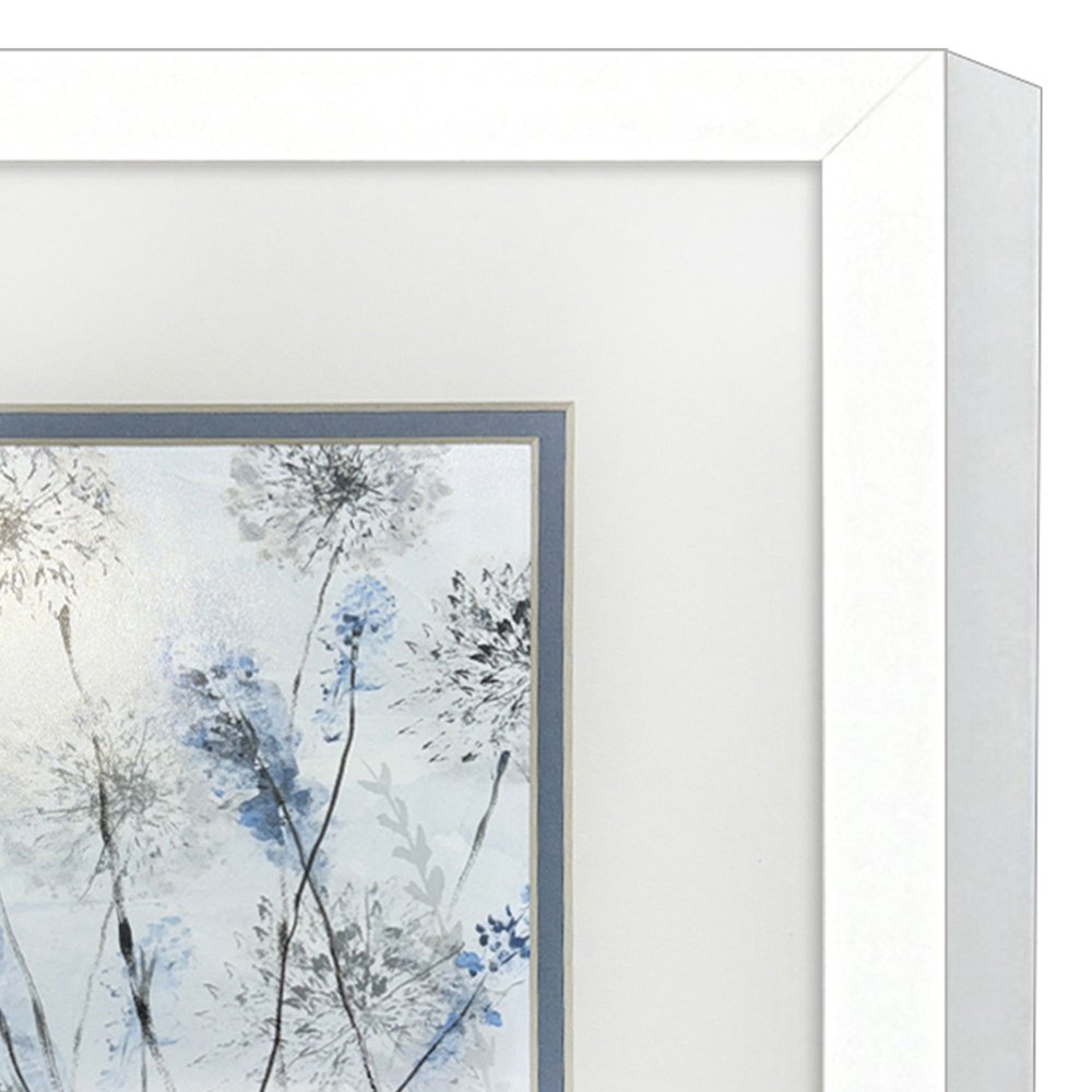 Set Of Two Soft Country Morning White Framed Wall Art