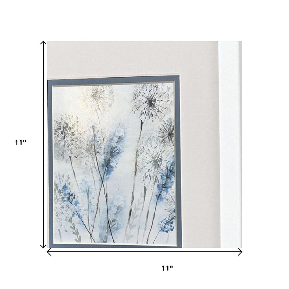 Set Of Two Soft Country Morning White Framed Wall Art
