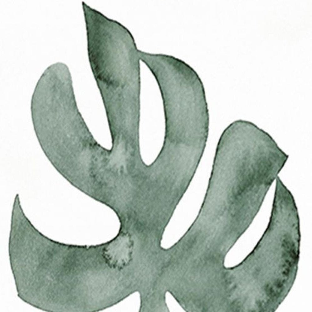 Set Of Two Plant Press Distressed White Framed Wall Art