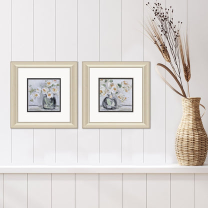 Set Of Two Rendition Rhapsody Gold Framed Wall Art