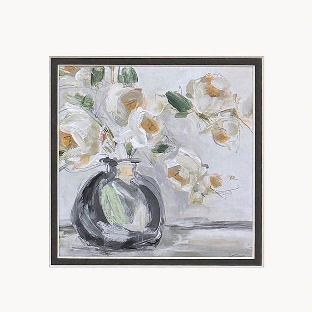 Set Of Two Rendition Rhapsody Gold Framed Wall Art