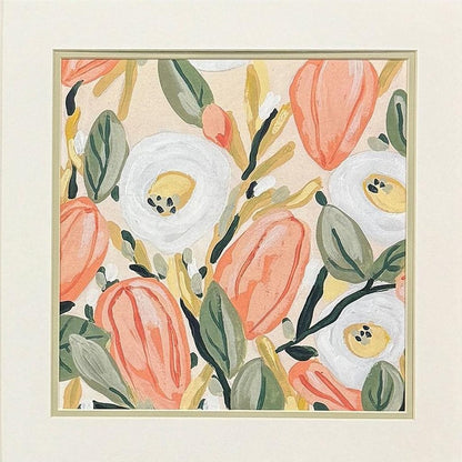 Set Of Two Gleeful Garden Silver Framed Wall Art HomeRoots