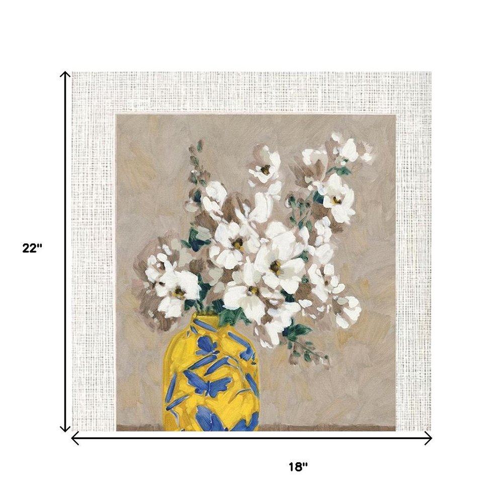 Set Of Four Decorative Bouquet Brown Framed Wall Art HomeRoots