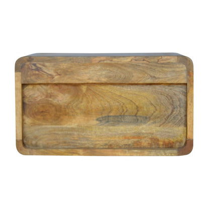 18" Natural Solid Wood One Drawer Floating Nightstand HomeRoots