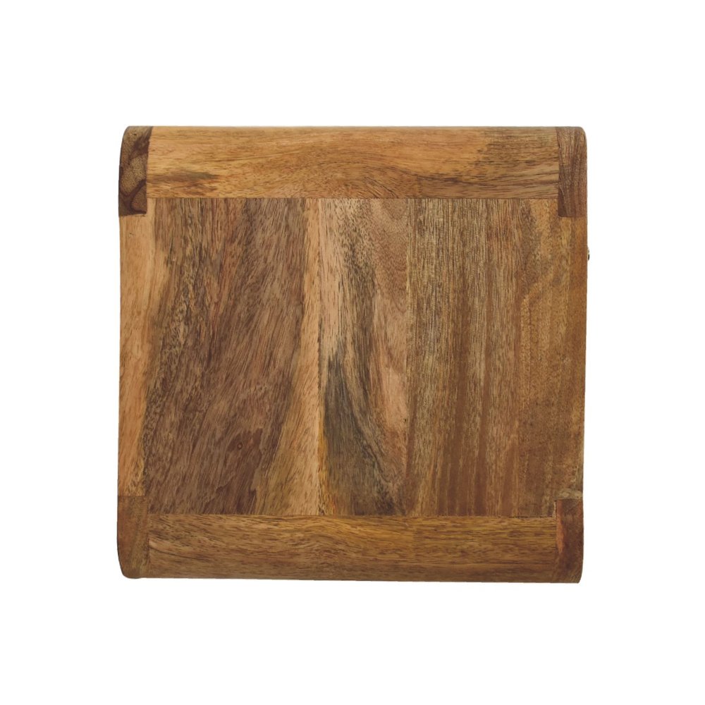 12" Oak Solid Wood One Drawer Floating Nightstand — view 7