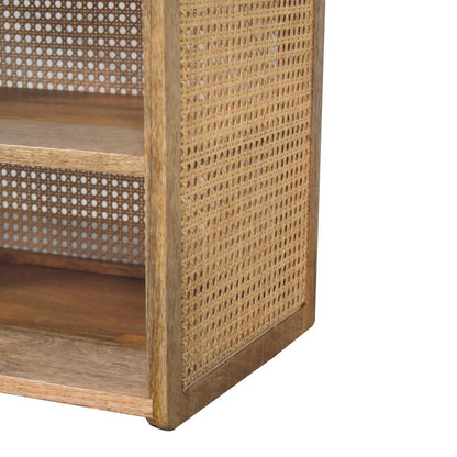 23" Oak Solid Wood One Drawer Nightstand HomeRoots