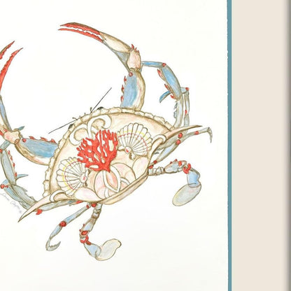 Crab Celebration II Silver Shadowbox Wall Art HomeRoots