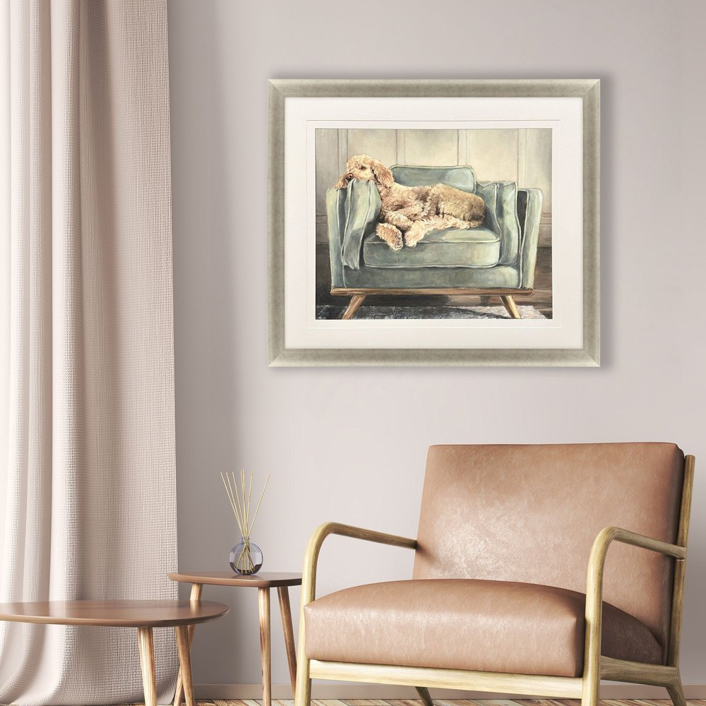 Canine Portrait Gold Framed Wall Art HomeRoots