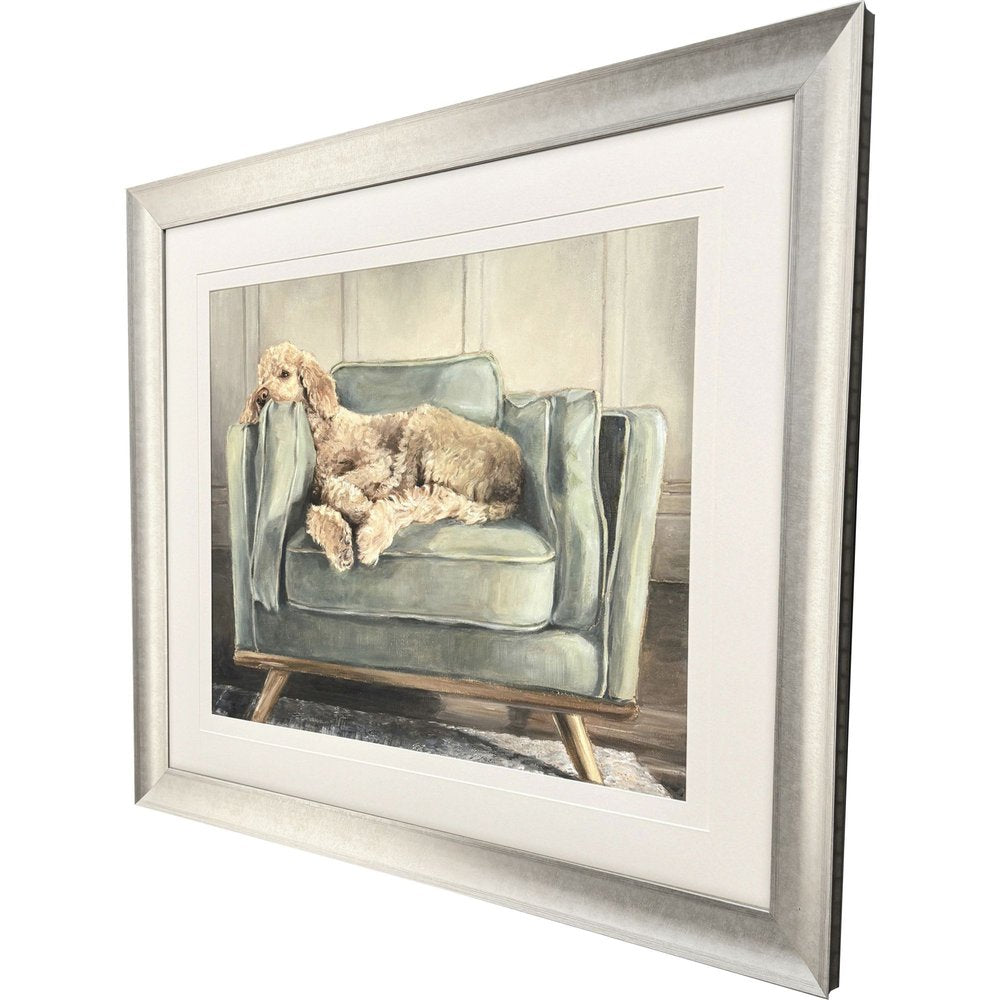 Canine Portrait Gold Framed Wall Art HomeRoots