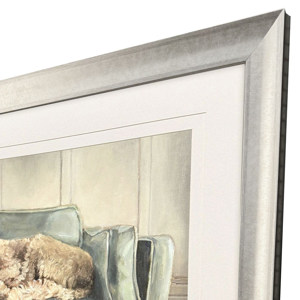Canine Portrait Gold Framed Wall Art HomeRoots
