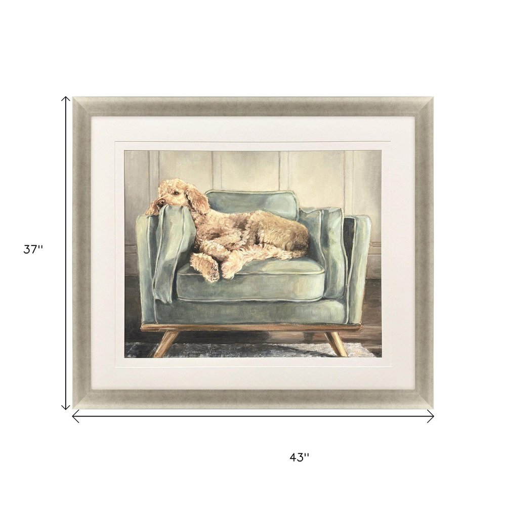 Canine Portrait Gold Framed Wall Art HomeRoots