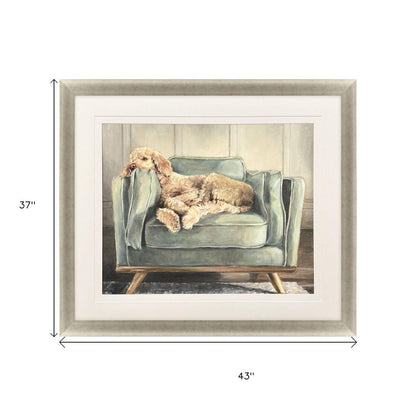 Canine Portrait Gold Framed Wall Art HomeRoots