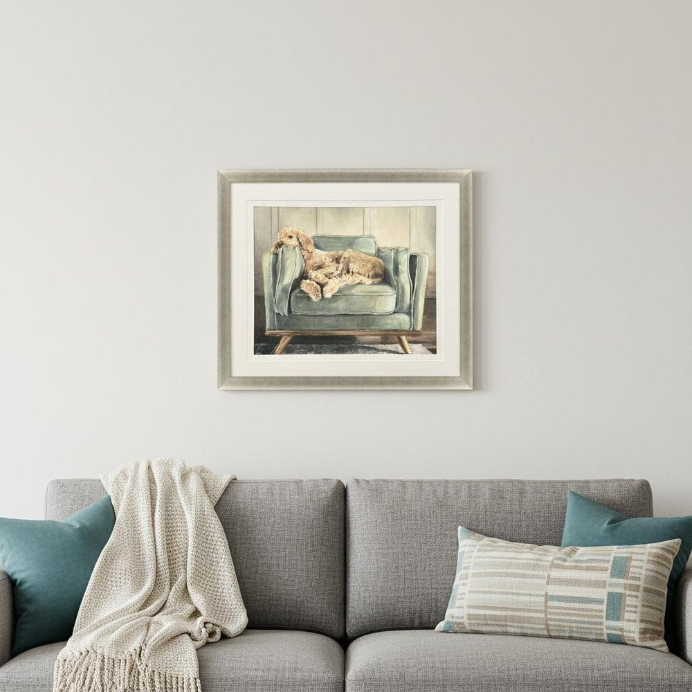 Canine Portrait Gold Framed Wall Art HomeRoots