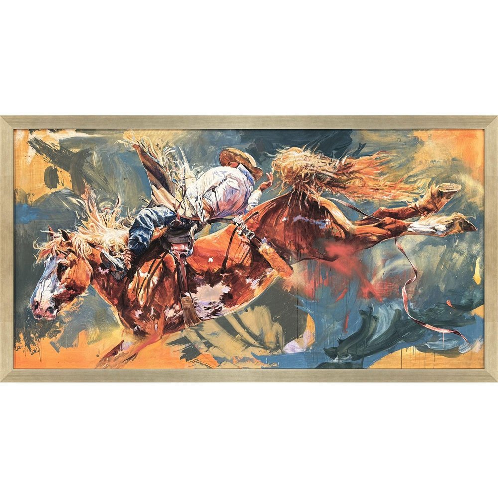 Colorado Heat Silver Framed Wall Art HomeRoots