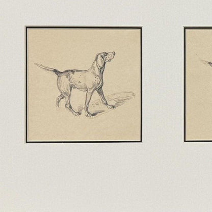 French Pointer Series Black Framed Wall Art HomeRoots