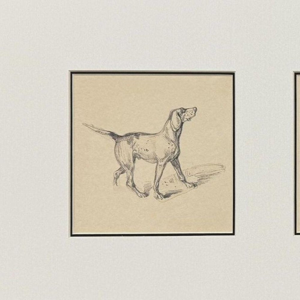 French Pointer Series Black Framed Wall Art HomeRoots
