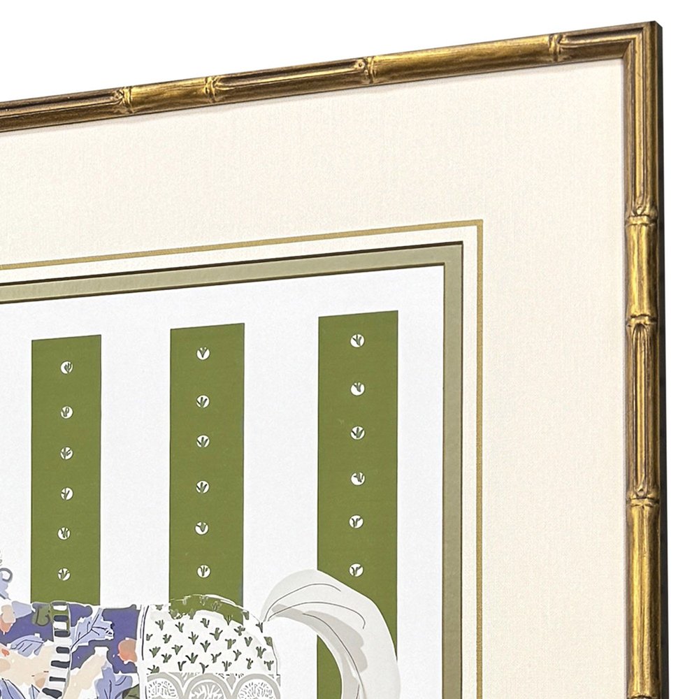 Set Of Two High Stepping Gold Framed Wall Art HomeRoots