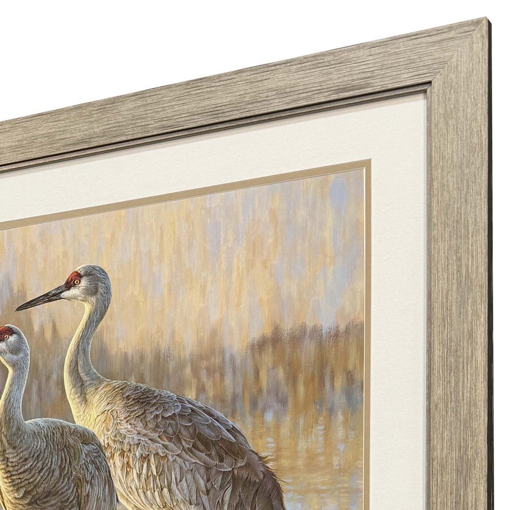 Reflection Distressed Silver Framed Wall Art HomeRoots