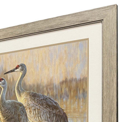 Reflection Distressed Silver Framed Wall Art HomeRoots