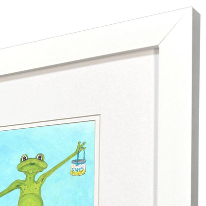 Set Of Two Summer Splash II White Framed Wall Art HomeRoots