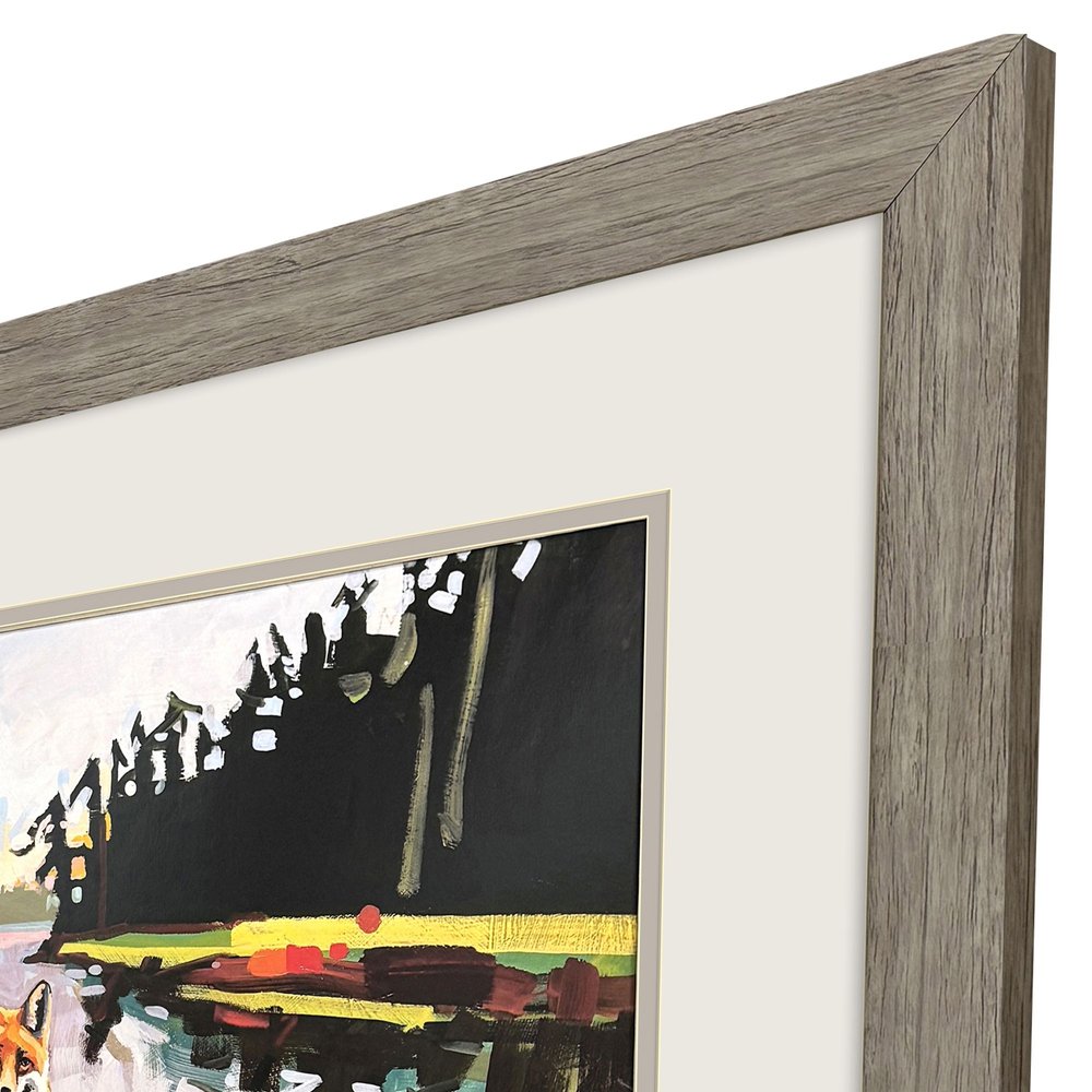 Flights of Fancy Brown Framed Wall Art HomeRoots